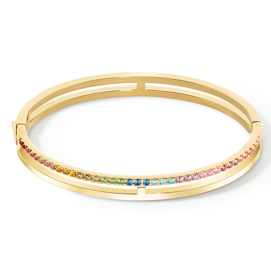 Браслет Coeur de Lion Multicolour Rainbow-Gold 0136/32-1535 19