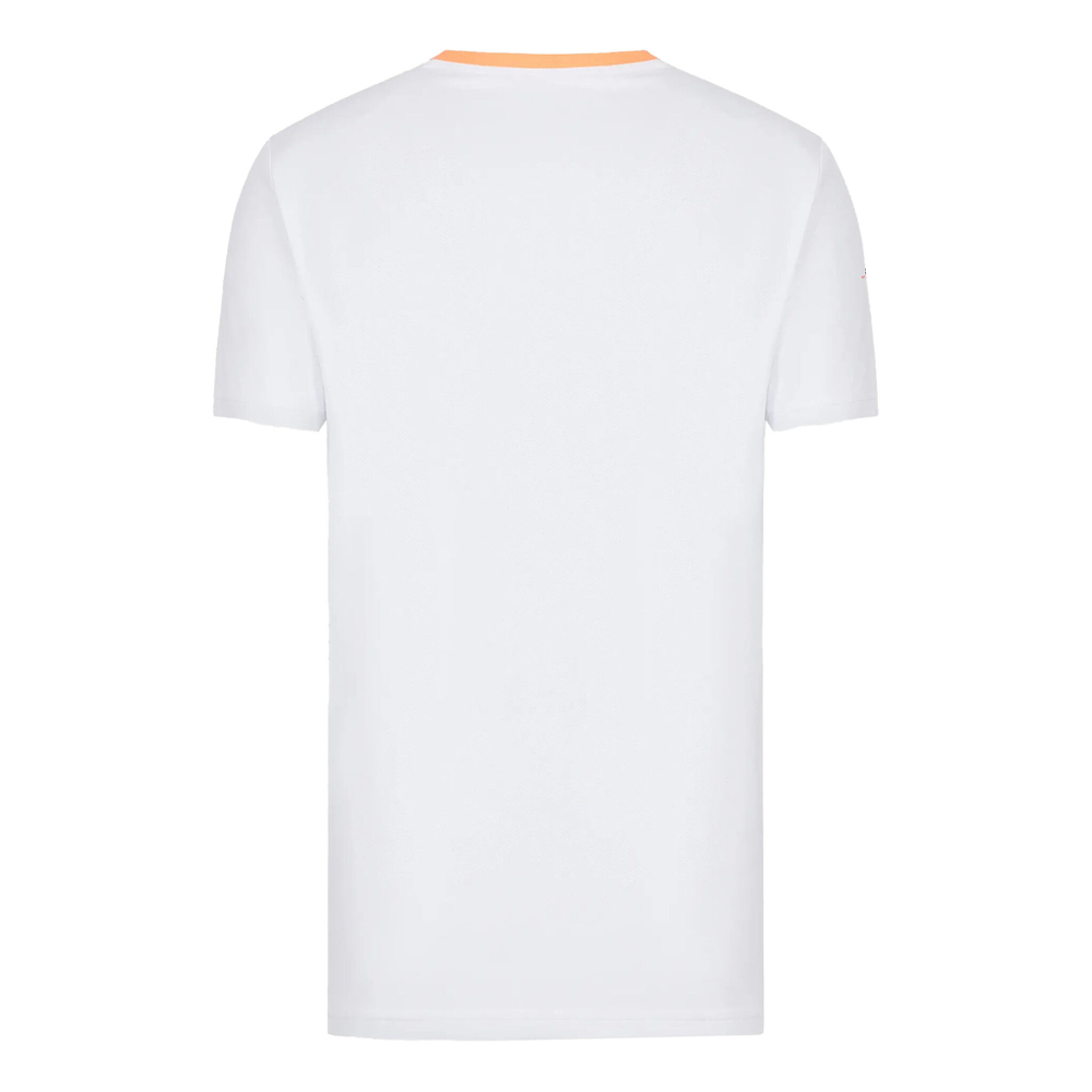 Мужское теннисное поло EA7 Men - White, Orange