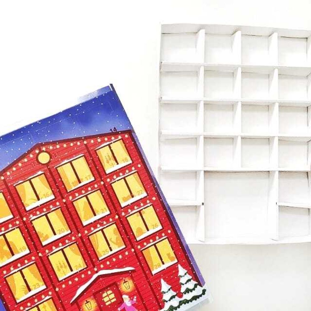 Коробка для адвент-календаря &quot;Волшебные моменты&quot; 40*30*3,5 см 21 ячейка