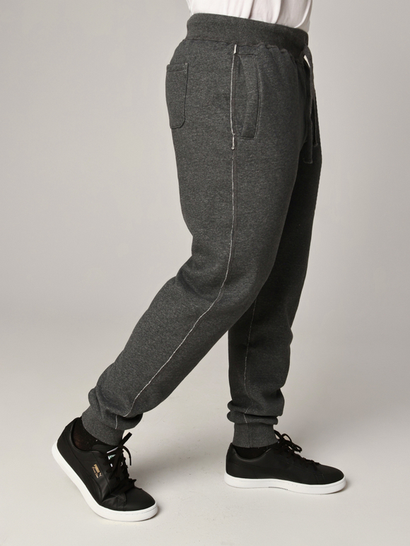 Трикотажные прямые флисовые брюки Abercrombie & Fitch FABT12