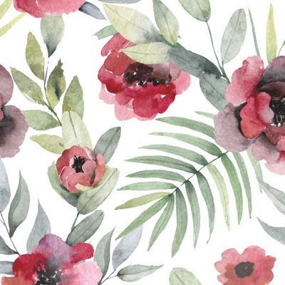 Красные соцветия роз