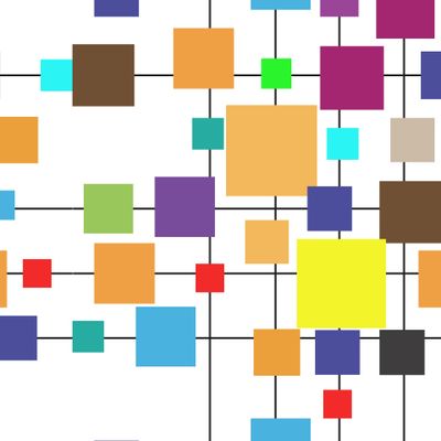 Разноцветные квадраты