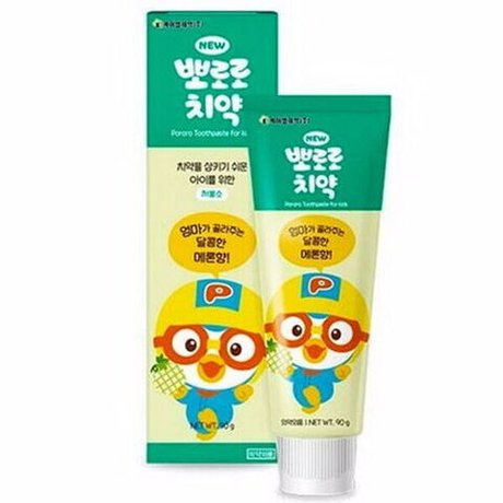 Детская зубная паста со вкусом дыни Dental Clinic 2080 Pororo ToothPaste For Kids Melon, 90г