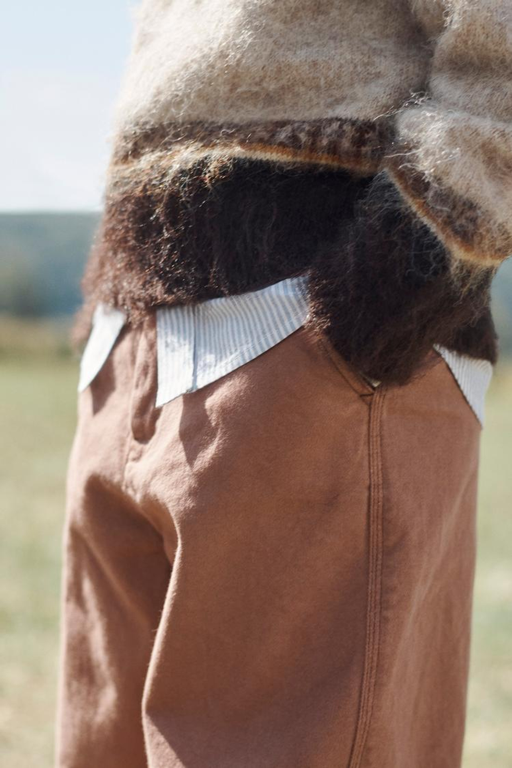 ZARA БРЮКИ ЧИНОС, РОЗОВЫЙ