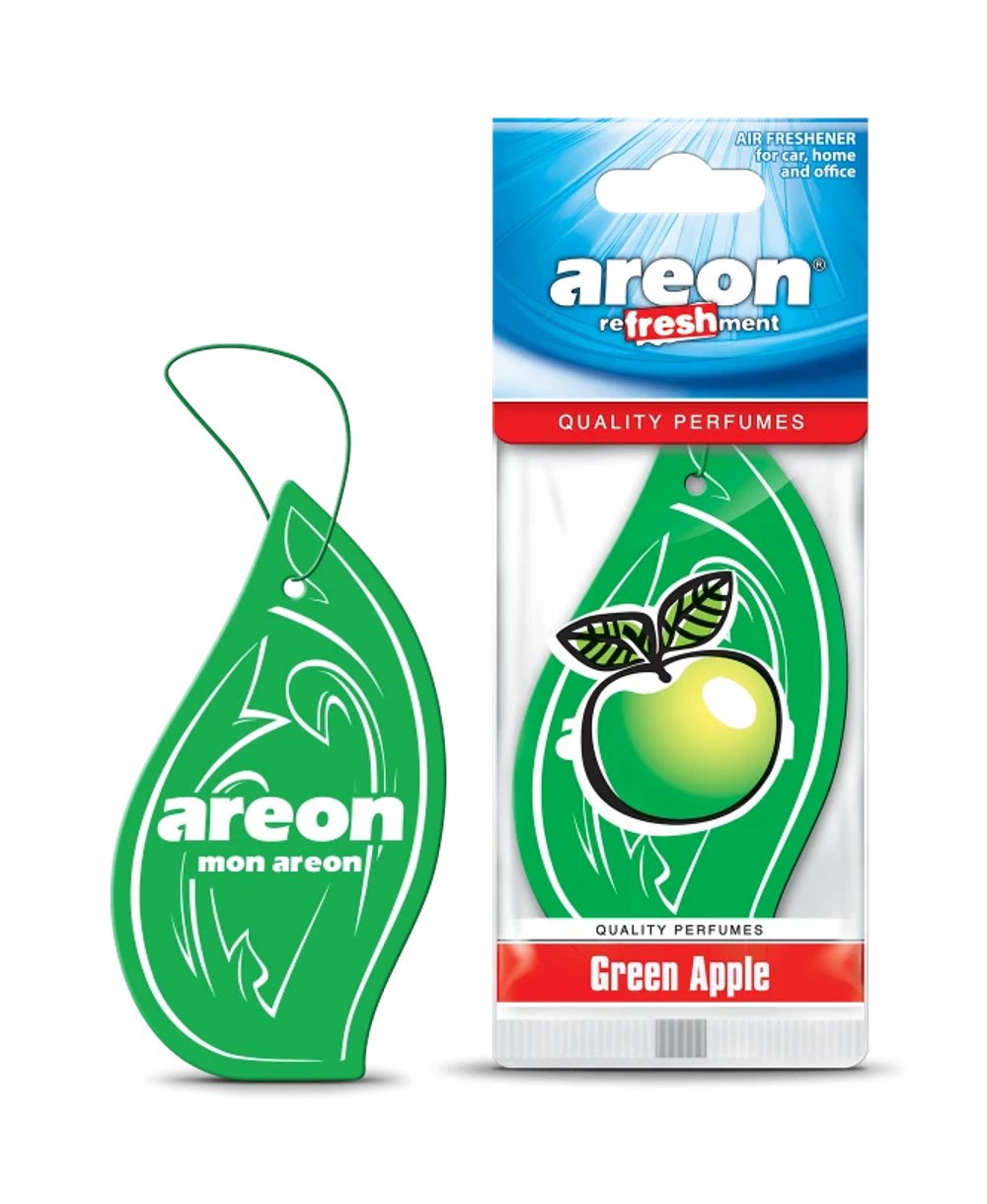 Ароматизатор на зеркало Areon Refreshment Mon Classic, зелёное яблоко
