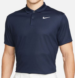Мужское теннисное поло Nike Court Dri-Fit Pique Polo M - небесный