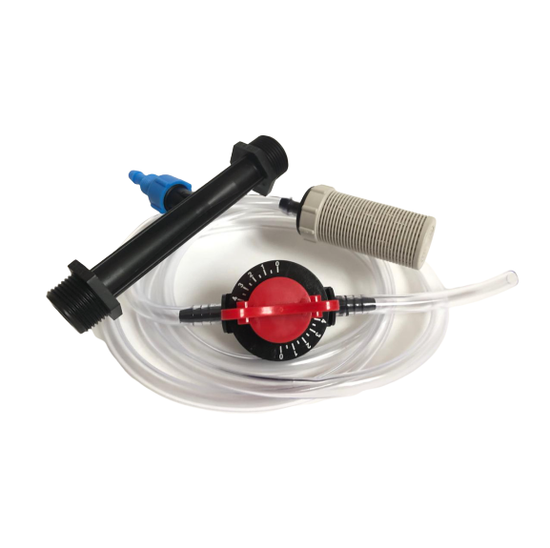 Инжектор Вентури (с подающим шлангом) 3/4" поток 0,65-2,42 м3/ч при 0,7-9,5 bar, мощность всасывания 9-92 л/ч