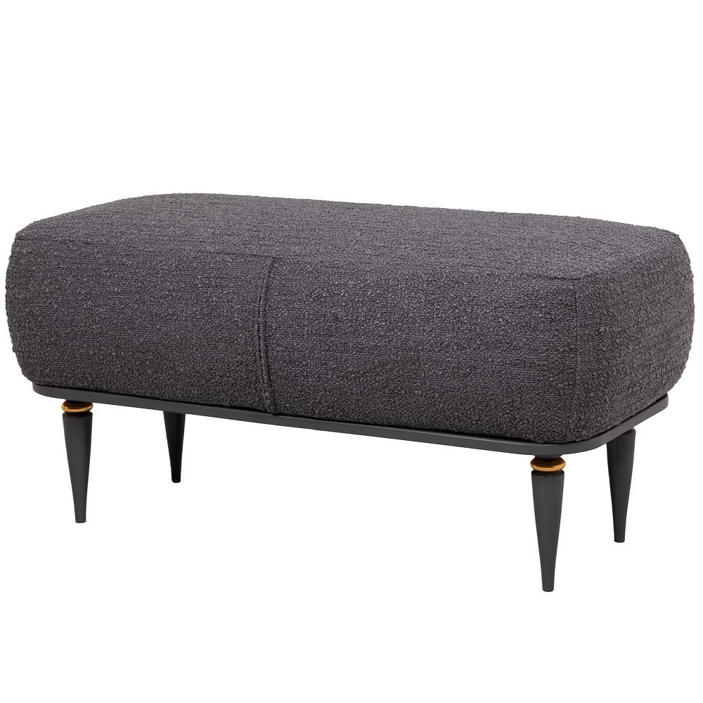 Банкетка Арт Софт Графит Голд