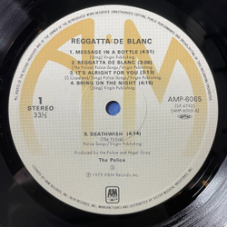 Винтажная виниловая пластинка LP The Police Reggatta De Blanc (Japan 1979) (No Obi)