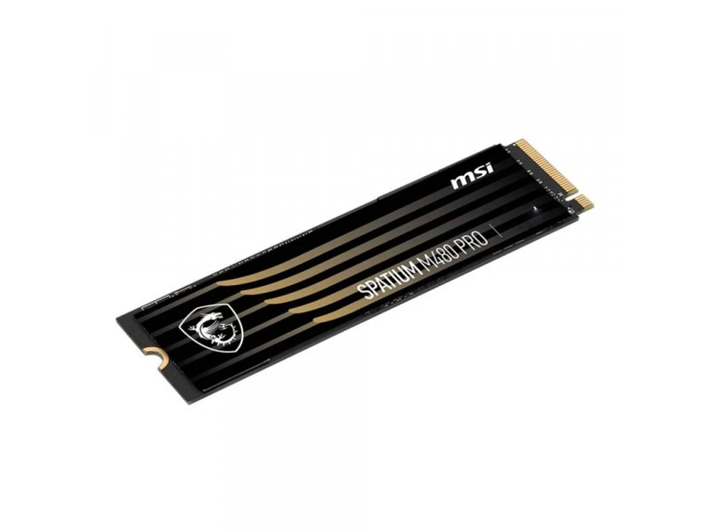 SSD накопитель MSI Spatium M480 Pro 2ТБ, M.2 2280, PCIe 4.0 x4, NVMe [S78-440Q600-P83]