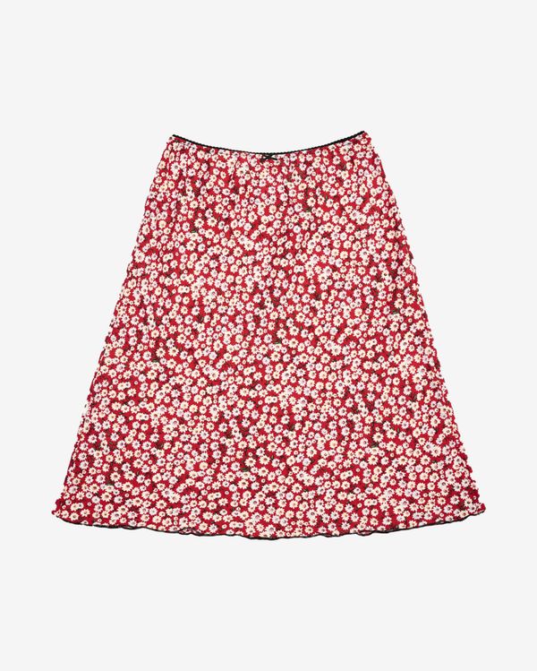 Юбка Midi Lolita Red Flower - фото 1