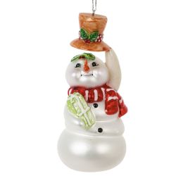 GAEM Украшение новогоднее "Снеговик", L6 W6 H14 см