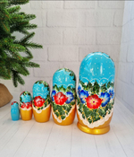 Матрешка 5м 15см нижегородская роспись, интерьерная