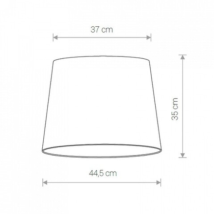 Плафон текстильный Nowodvorski Cameleon Cone M V PI/WH 8498