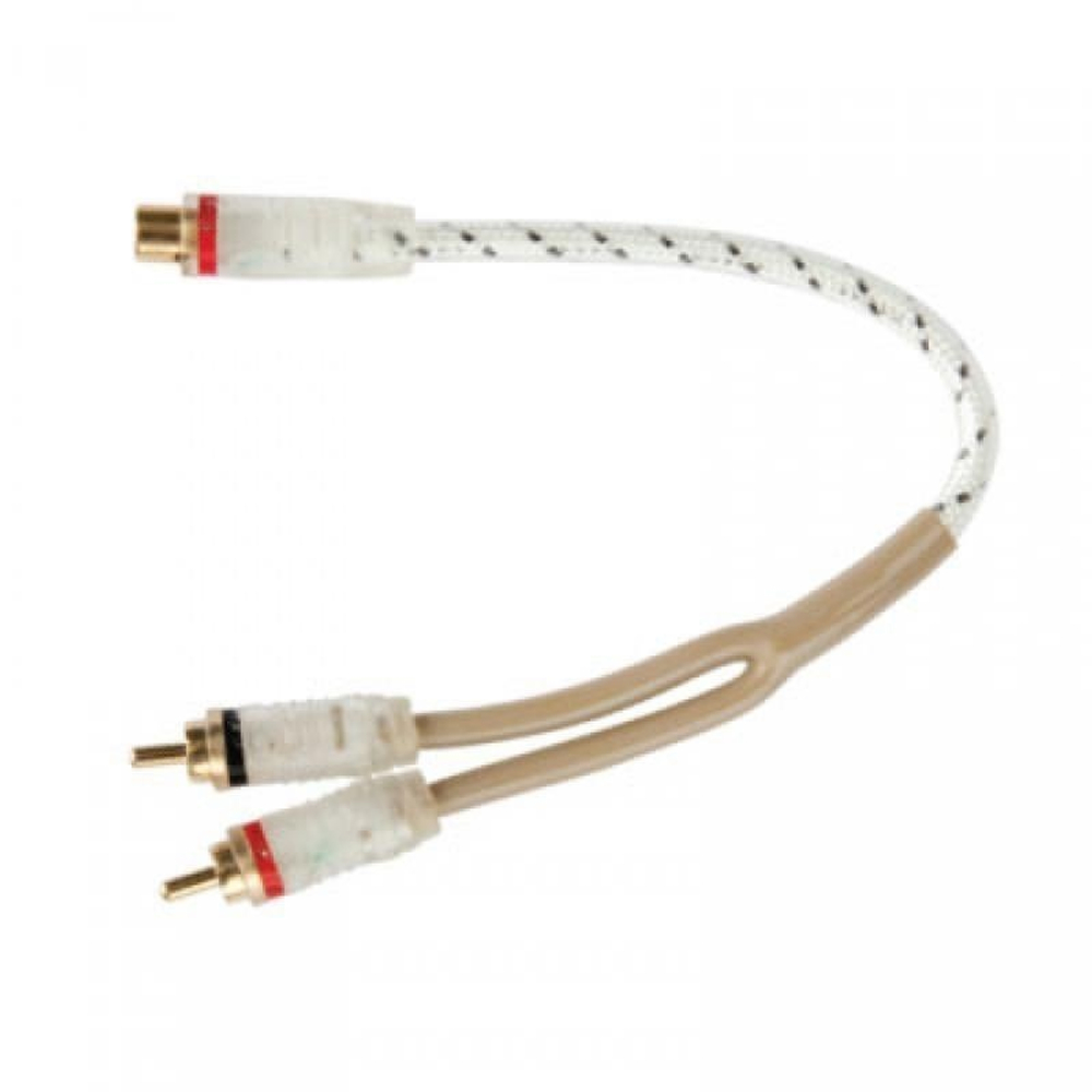 FRCA02M, Y-коннектор, Разветвитель, 2 папа/1 мама, RCA