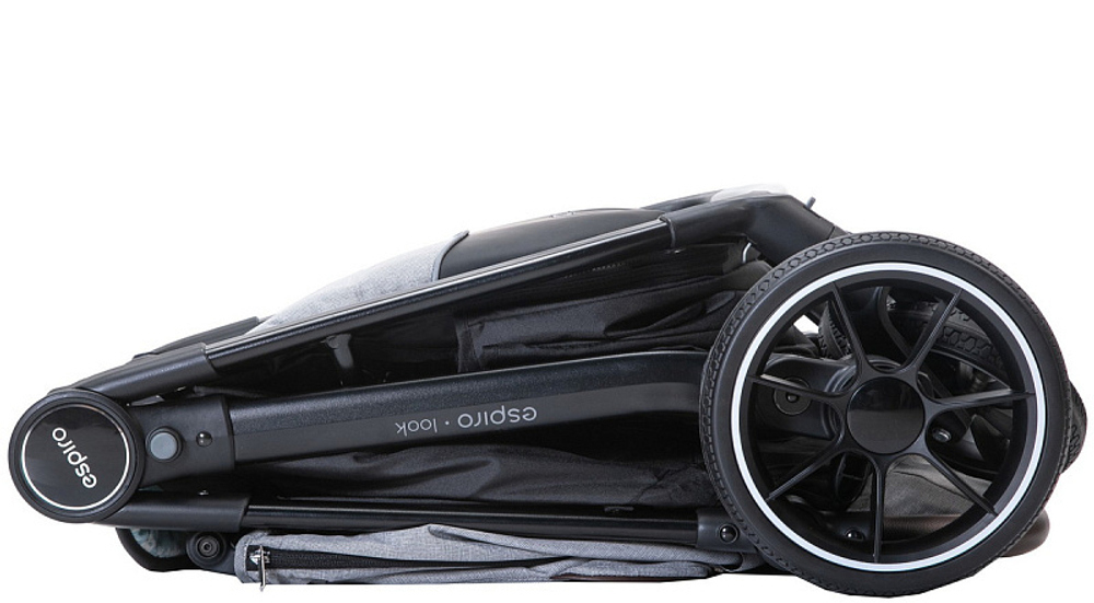 Детская прогулочная коляска Espiro Look Gel 2023 Светло-серый (Moon Stone 207)