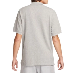 Теннисное поло Nike Club Pique - dark grey heather/white