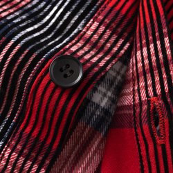 Рубашка Ymkashix Velvet Button Tartan