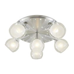 Citilux Самба CL158162 Люстра с поворотными плафонами Алюминий Хром