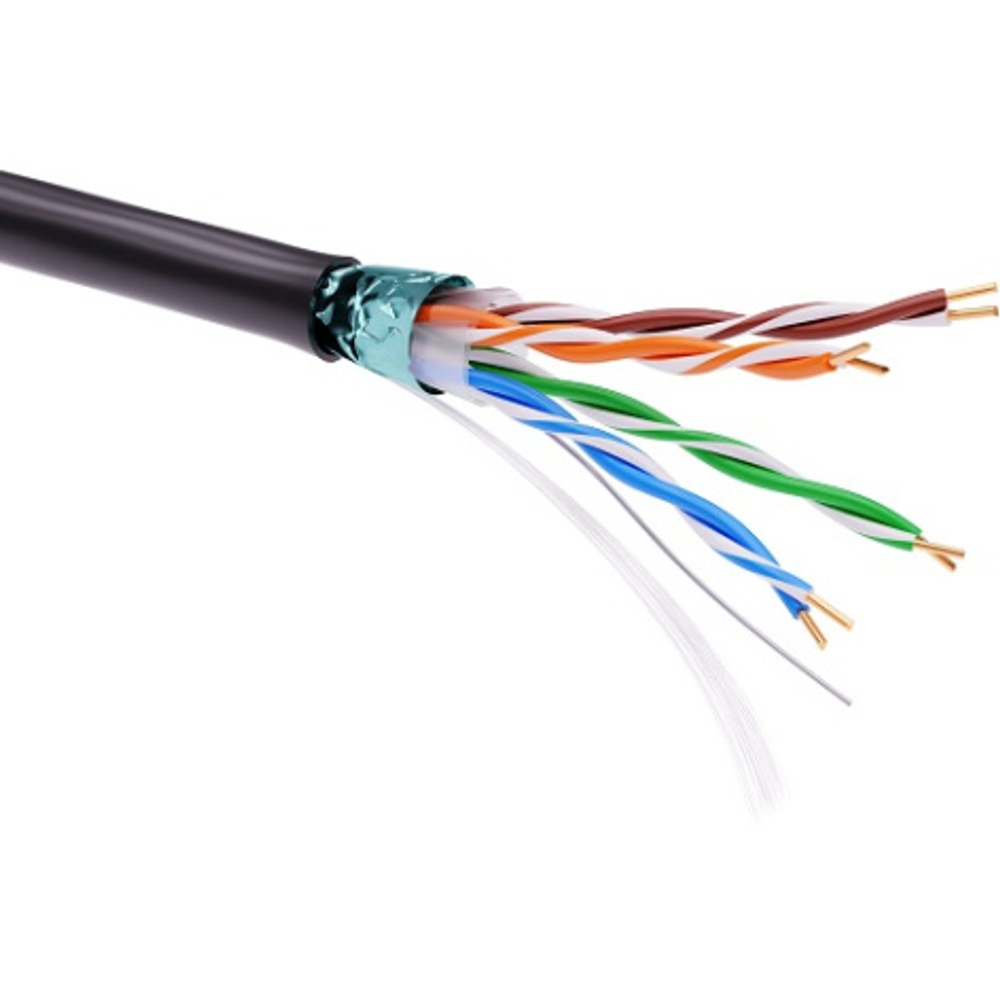 Кабель витая пара F/UTP 5e кат. 4 пары DKC RN5EFUKPEBK