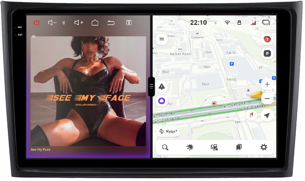 Магнитола для Volvo XC90 2002-2014 (рамка 10 вниз, с AUX) - Redpower 85290 PRO/PROmax ТОП звук, 2K QLED, Android 14, CarPlay, 4G SIM-слот