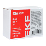 Переключатель кулачковый  EKF pk-1-43-25-65