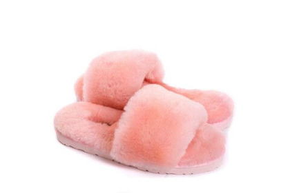 UGG Fluff Slide Slippers Pink