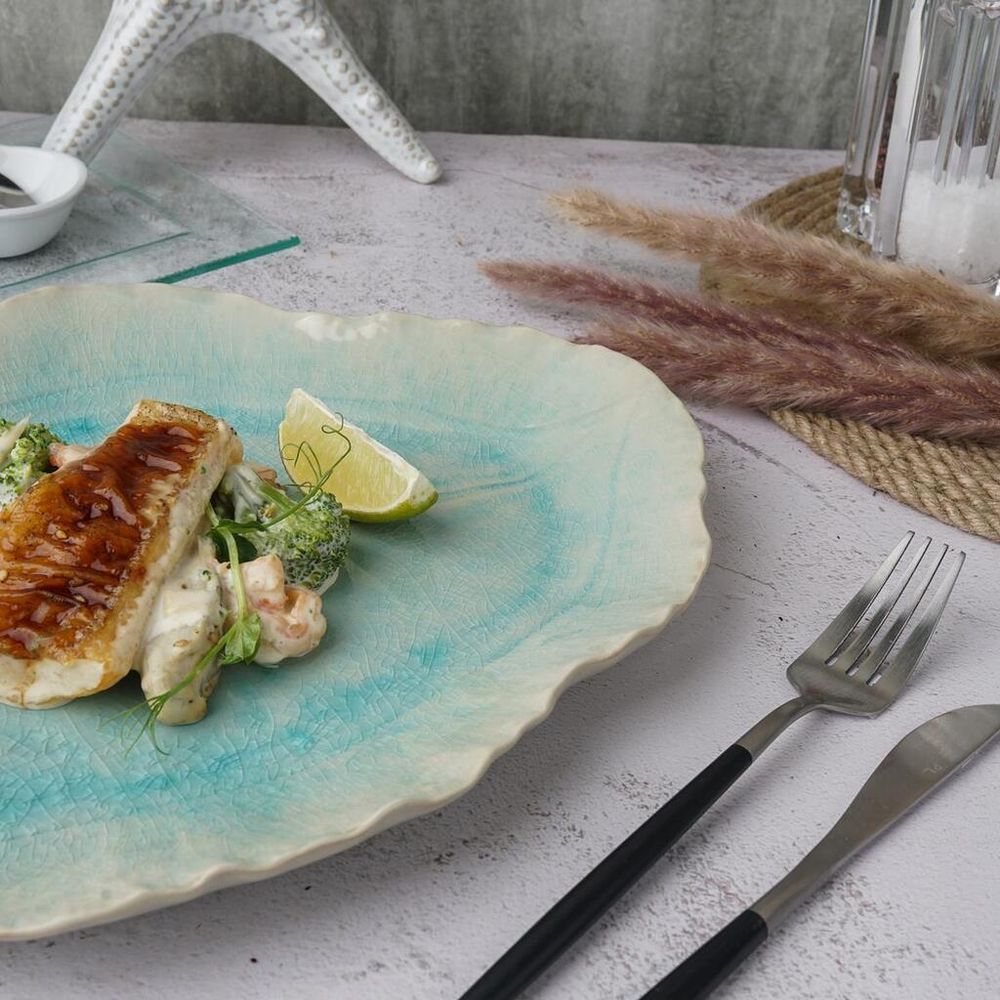 Блюдо для подачи 30,5*25 см h3 см Sea Blue Frutti di Mare P.L. [1]