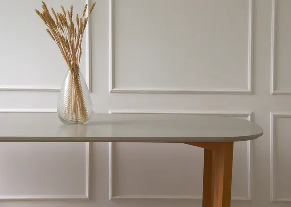 Стол обеденный Cross 2 180*90 см (светло-серый, бук)