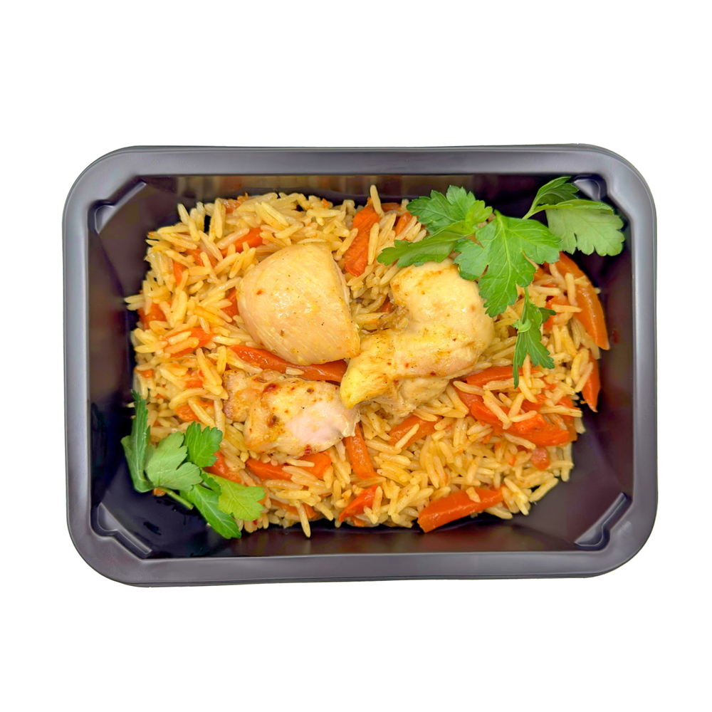 Плов с куриным филе бедра