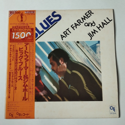 Винтажная виниловая пластинка LP Art Farmer Jim Hall Big Blues (Japan 1981) (Obi)
