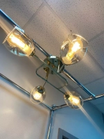 Люстра потолочная BINI E27*4*60W золото