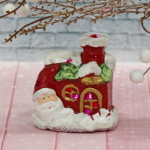 Фигурка с подсветкой Miracle «Зимний домик» 8,5*7,5 см