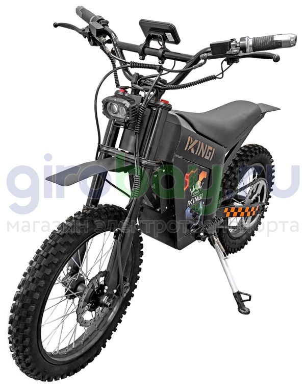 Электромотоцикл IKINGI WISH 01 1500W (52V/30Ah) - Чёрный фото №1