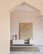 Vedrana Тумба под ТВ 3 дверцы белый лак 195 x 55 см