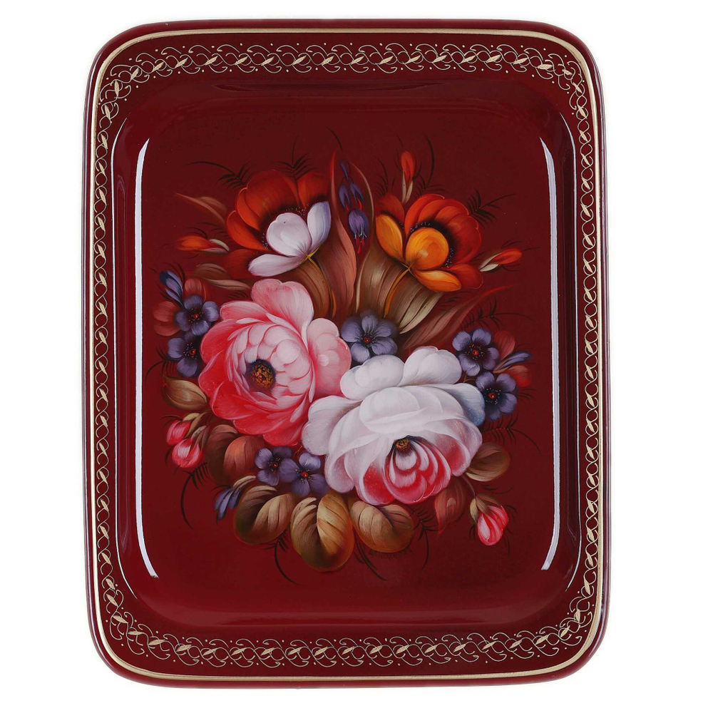 若斯托沃彩绘托盘 A13D21072598