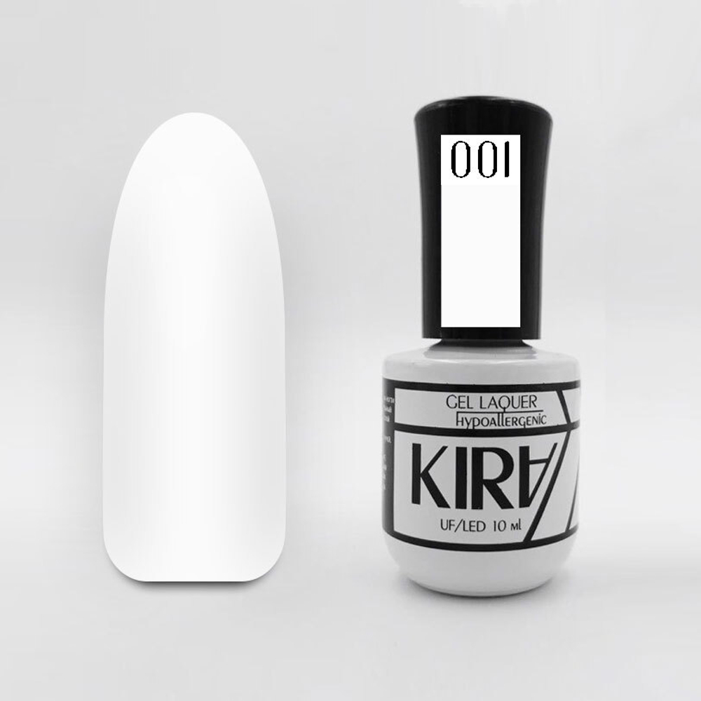 КИРА гель-лак  001 10 мл.