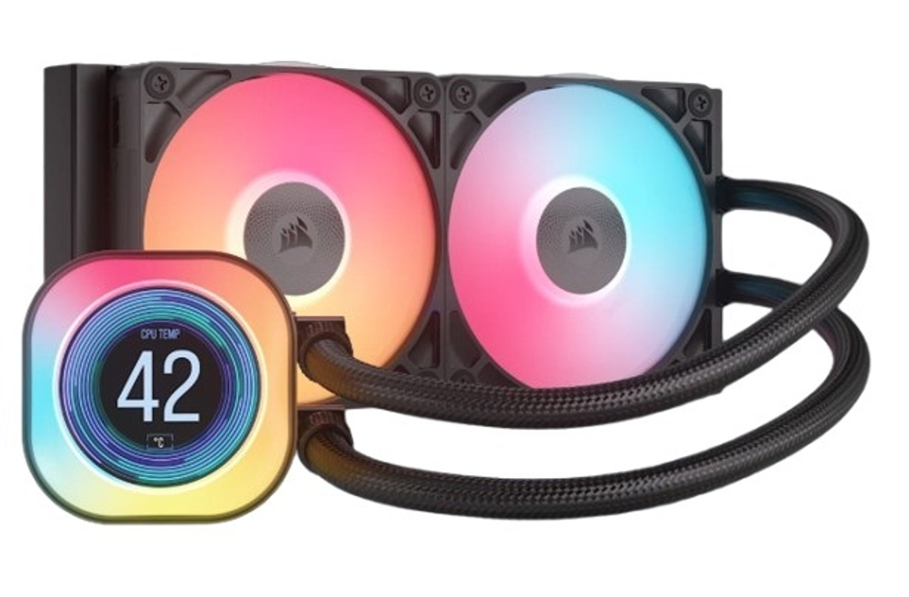 Система охлаждения жидкостная Corsair iCUE LINK TITAN 240 RX LCD
