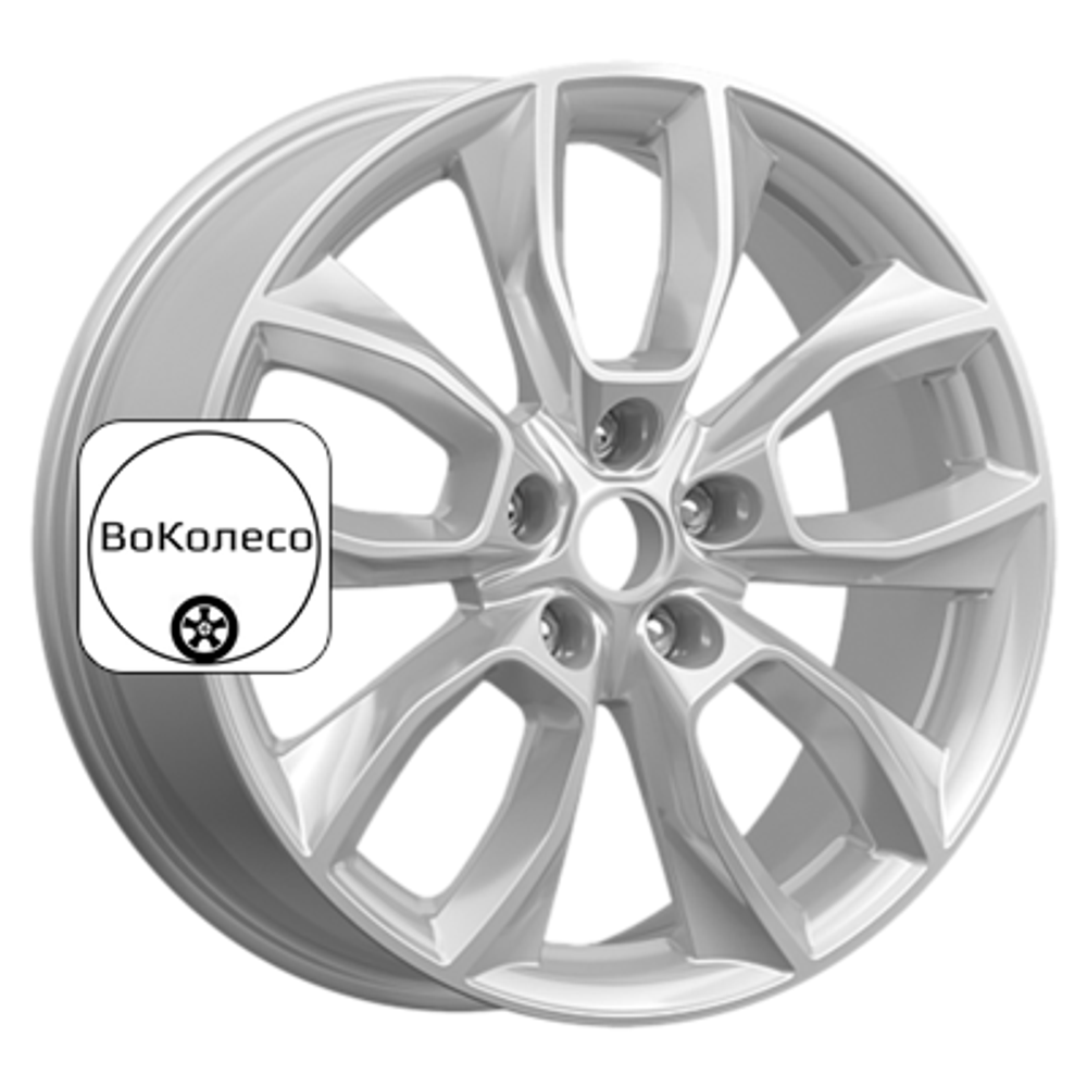 7x18/5x114,3 ET38 D67,1 КР001 (Outlander) Elite Silver Premium Series
