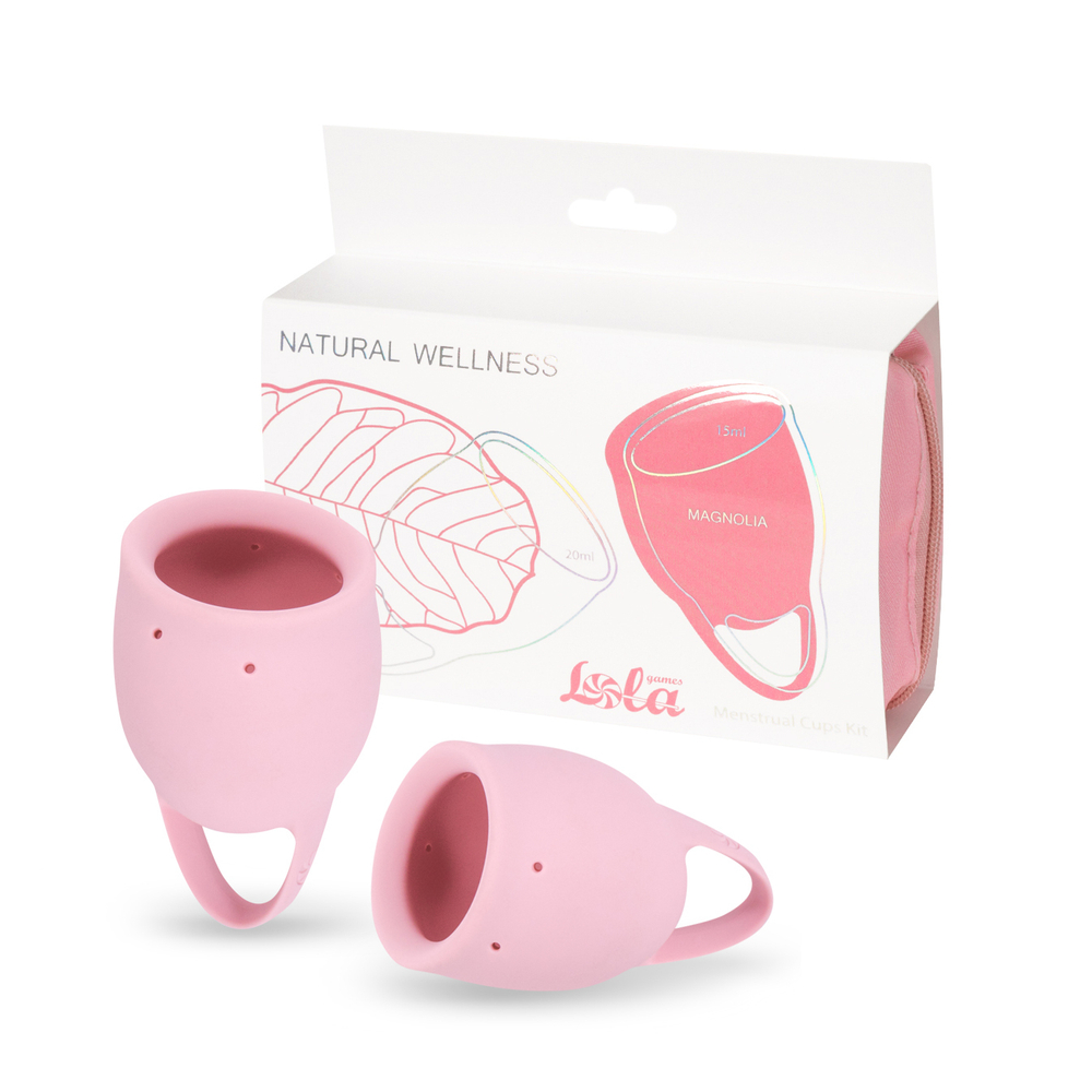 Набор менструальных чаш Natural Wellness Magnolia light pink 4000-05lola