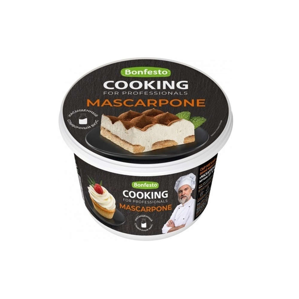 Сыр мягкий Маскарпоне 83% «CooKing» - 500 г