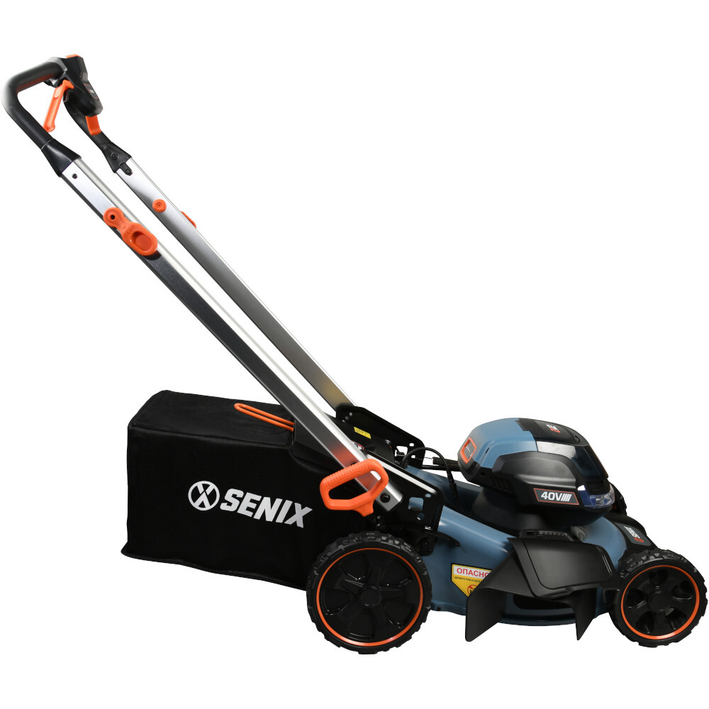 Газонокосилка аккумуляторная самоходная SENIX LSSX2-H-EU, 2X2 40V, 2акб, зу