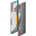 Беспроводная механическая клавиатура QMK Nuphy AIR96v2 Lunar Gray, RGB, Hot Swap, Red Switch (AIR96v2-LG-1)