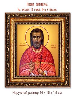 Петр Никотин священномученик. Икона на холсте.