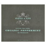 Harney & Sons, травяной чай, органическая перечная мята, без кофеина, 50 чайных пакетиков, 50 г (1,76 унции)