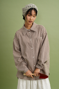 Косынка кроше из органического хлопка фисташкового цвета