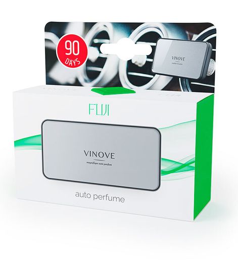 ФУДЖИ серебристый, дизайнерский ароматизатор для автомобиля Original Fuji, Vinove