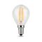 Лампа светодиодная филаментная Gauss E14 7W 2700К прозрачная 105801107