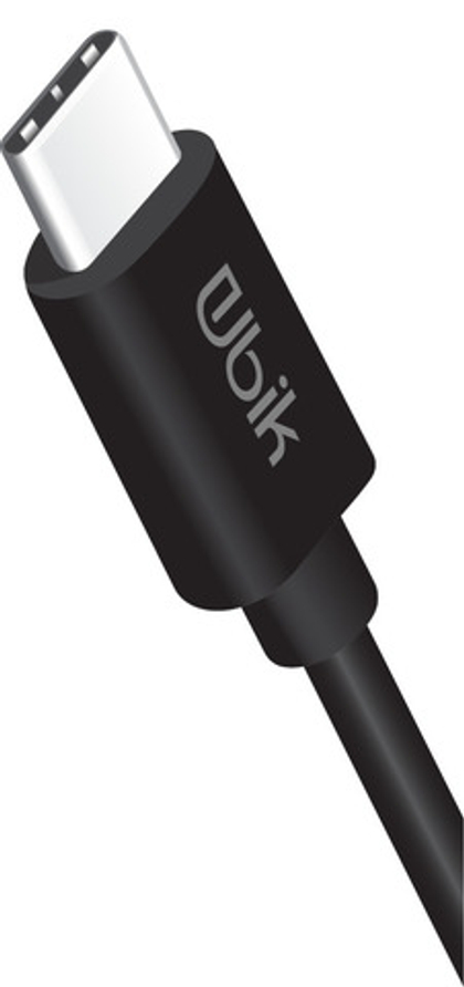 USB cable Type-C PVC 1m Ubik UC04B 2A black