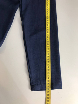 Блузка с контрастным воротником, визуально на 44/46 размер